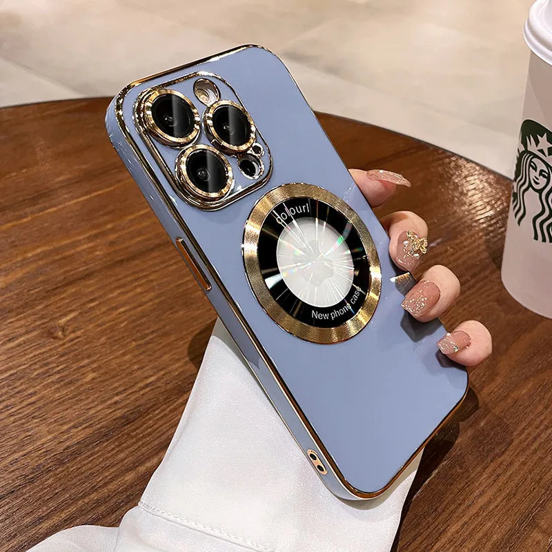 6D Magnetic Phone Case with Magnifying Glass