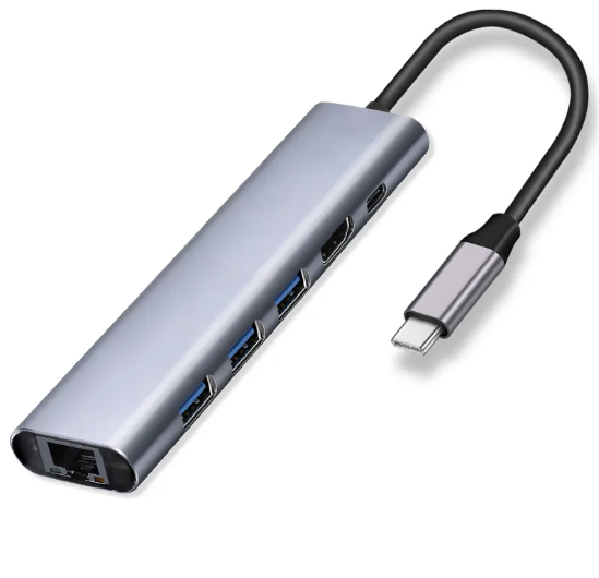 6-in-1 USB-C Multiport Hub with 4K HDMI