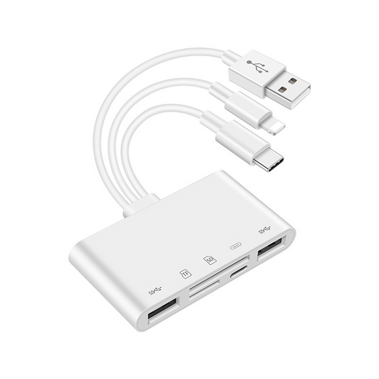 USB-C to SD/TF Card Adapter for iPhone & Tablets