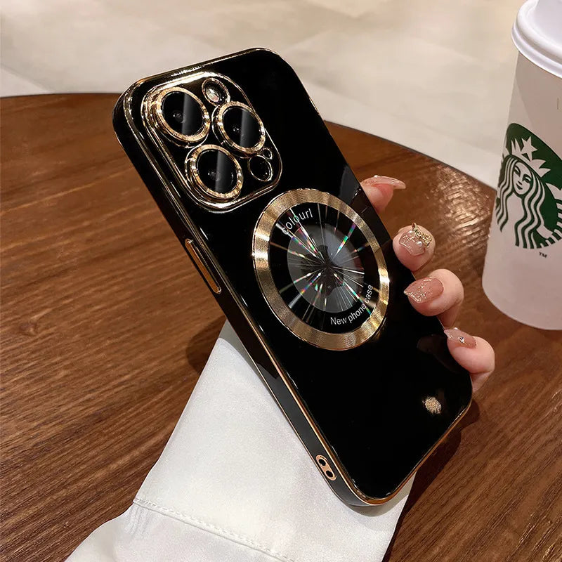 6D Magnetic Phone Case with Magnifying Glass