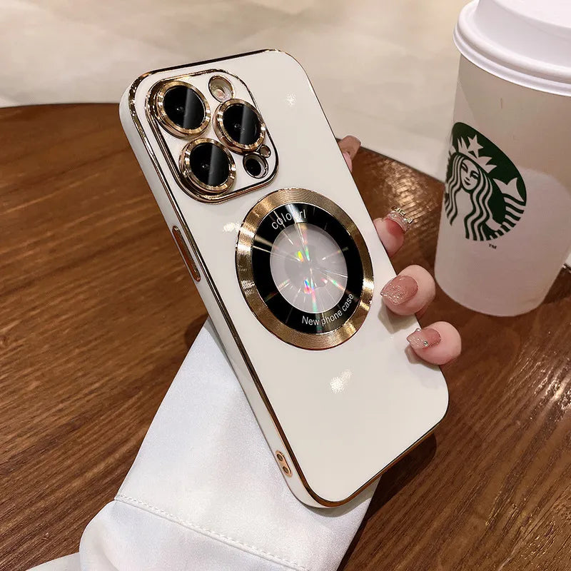 6D Magnetic Phone Case with Magnifying Glass